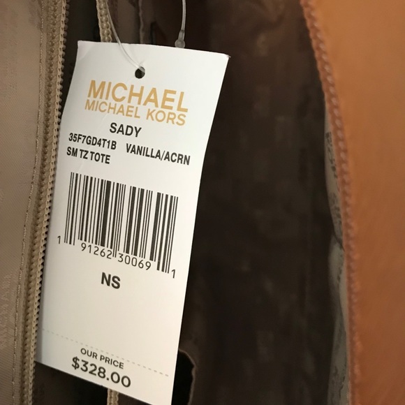 NWT MICHAEL KORS SADY SMALL TOP ZIP SHOULDER BAG - Picture 5 of 8